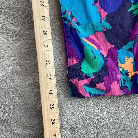 Colorful Floral Soft Surroundings Womens Pants Size S Multicolor 5241 - Picture 5 of 9